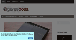 Desktop Screenshot of egameboss.com