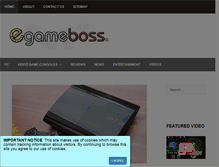 Tablet Screenshot of egameboss.com